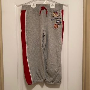 🎉Price Drop! Girls 14/16 High School Musical Gray/Red Capris